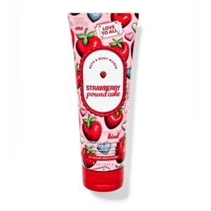 Bath & Body Works Strawberry Pound Cake Body Cream NWT